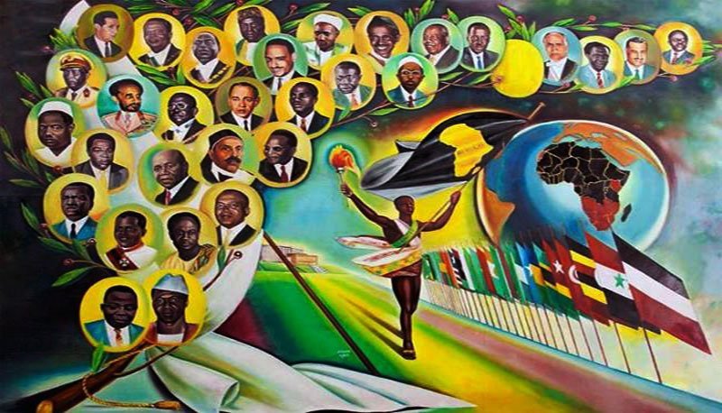 Fresque l'organisation de l'unité  Africaine.