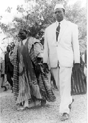Modibo Keita et Hamani Diori