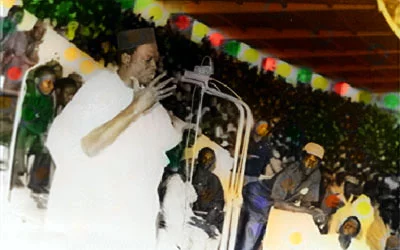 Modibo Keita en meeting